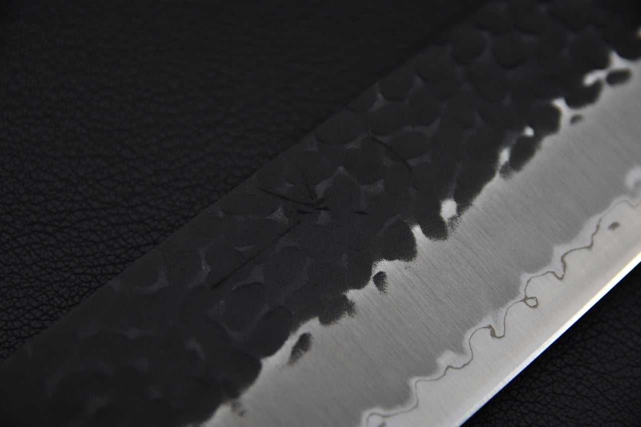 Hitohira Futana SB Kuro Tsuchime Kiritsuke Gyuto 240mm Cerisier