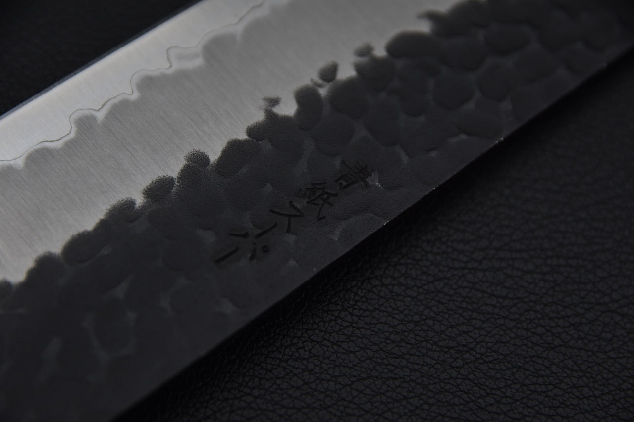 Hitohira Futana SB Kuro Tsuchime Kiritsuke Gyuto 240mm Cerisier