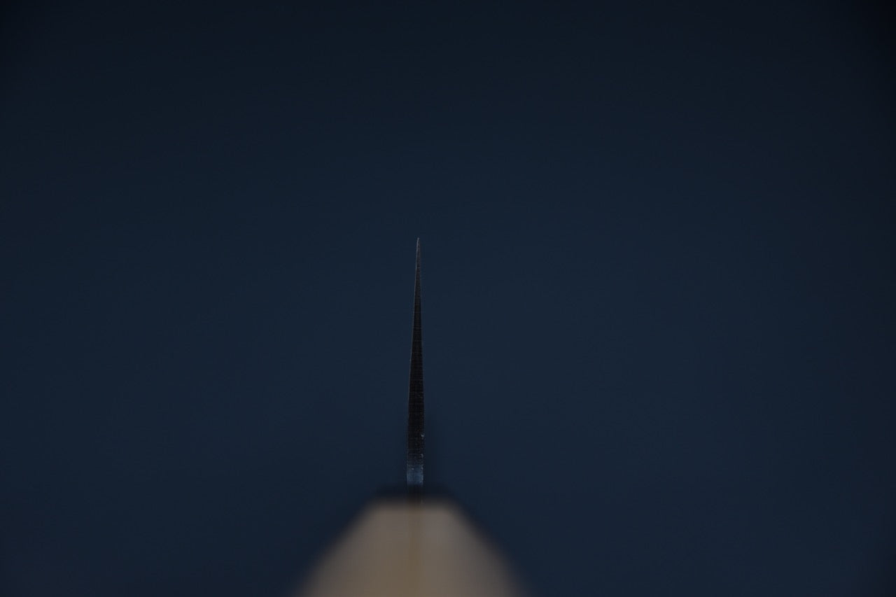 Hitohira Futana SB Kuro Tsuchime Kiritsuke Gyuto 240mm Cerisier