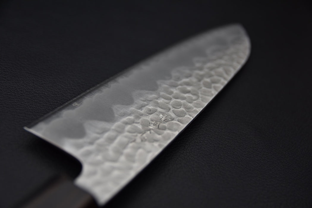 Hitohira Futana SB Migaki Tsuchime Santoku 170mm Cherry