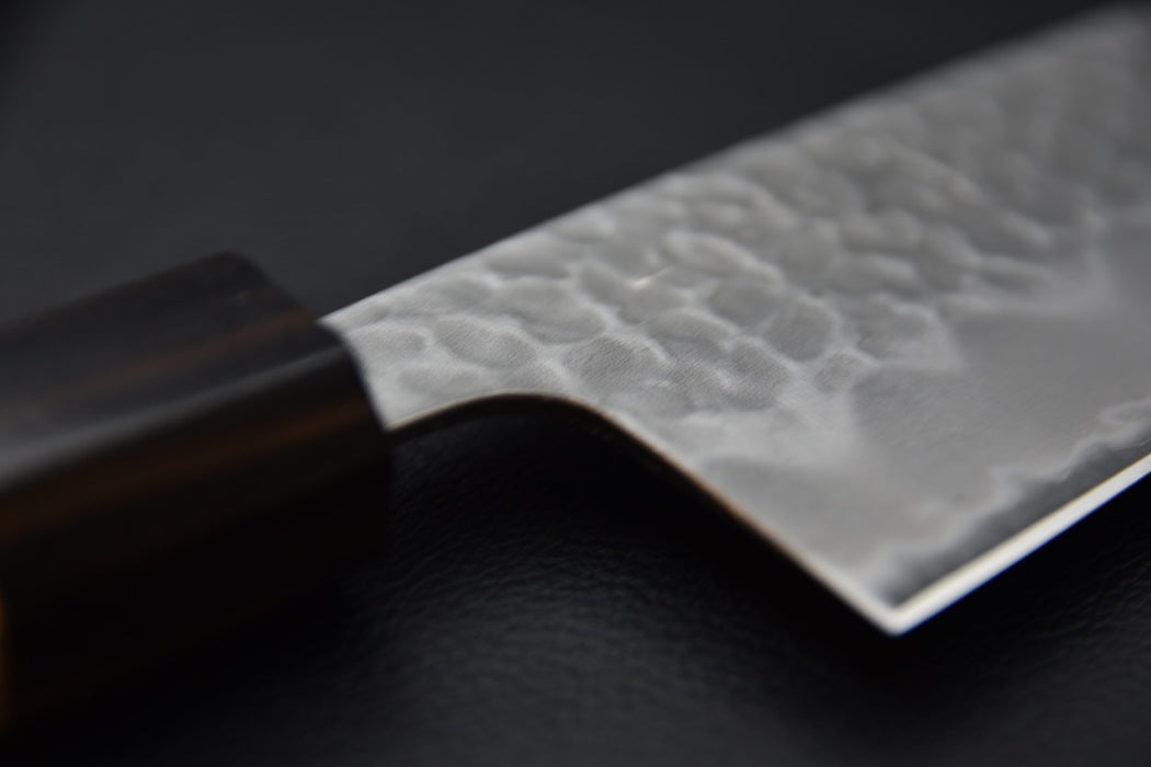 Hitohira Futana SB Migaki Tsuchime Santoku 170mm Cherry