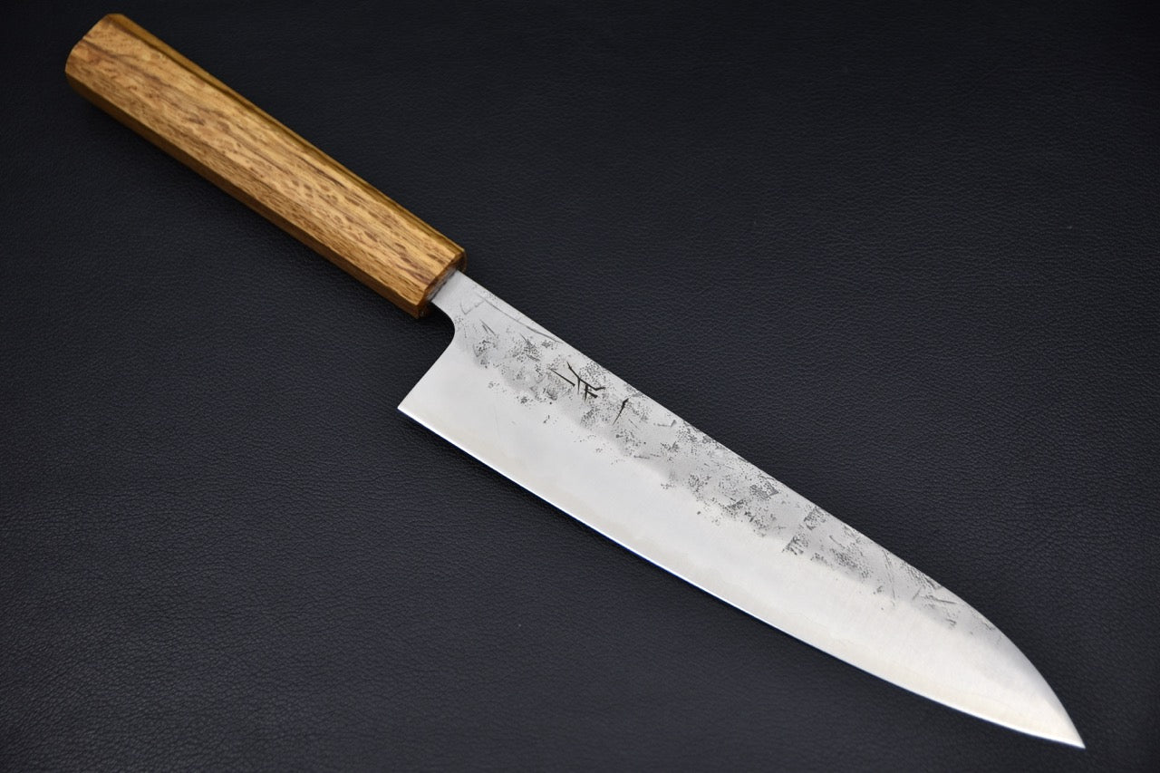 Hitohira Futana SLD Nashiji Gyuto 210mm Chêne
