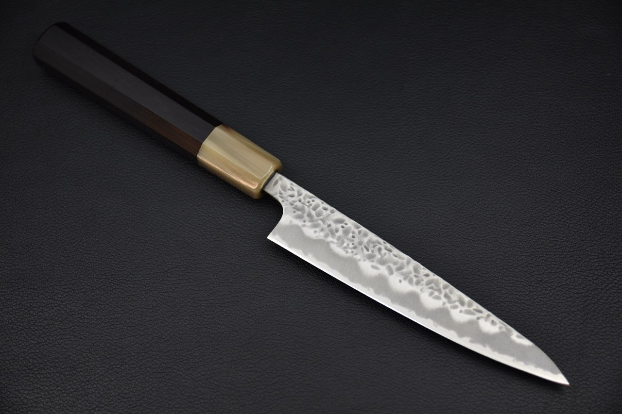 Hitohira Futana Shirogami #1 Migaki Tsuchime Petty 135mm Ébène