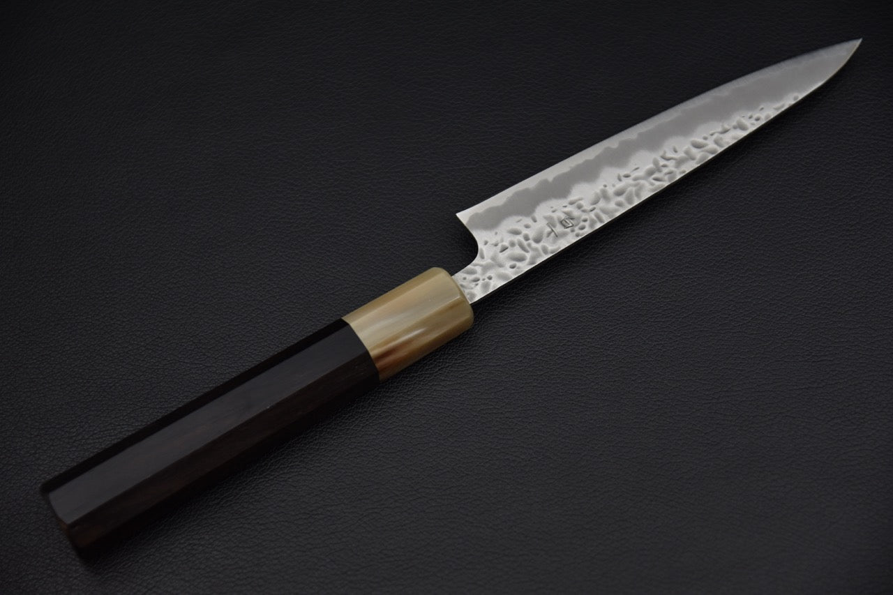 Hitohira Futana Shirogami #1 Migaki Tsuchime Petty 135mm Ébène