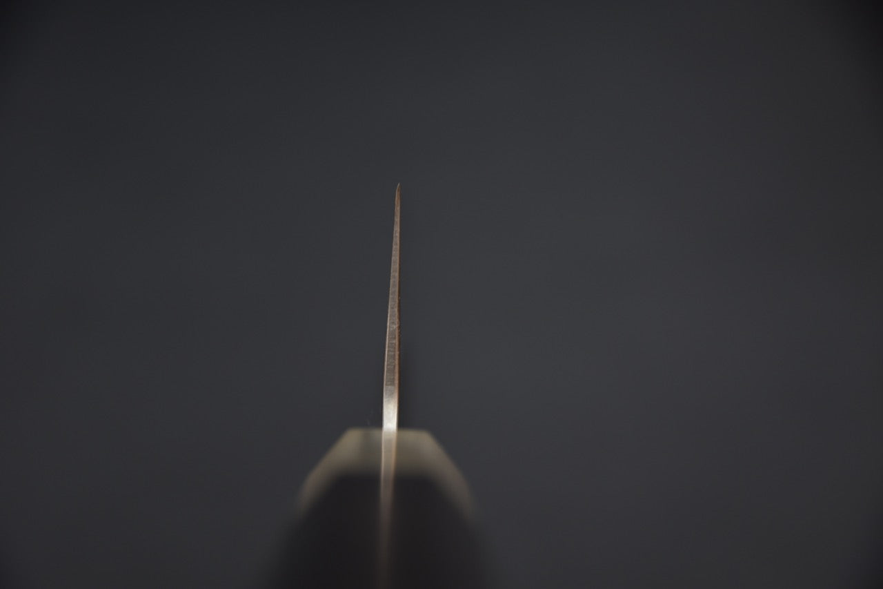 Hitohira Futana Shirogami #1 Tsuchime Santoku 170mm Ébène