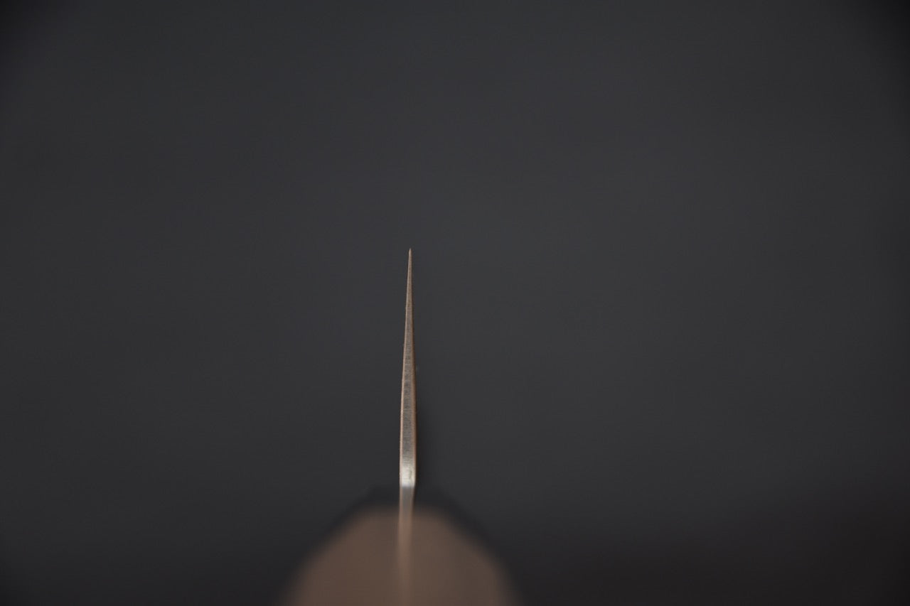 Hitohira Futana Shirogami #1 Tsuchime Santoku 170mm Noyer