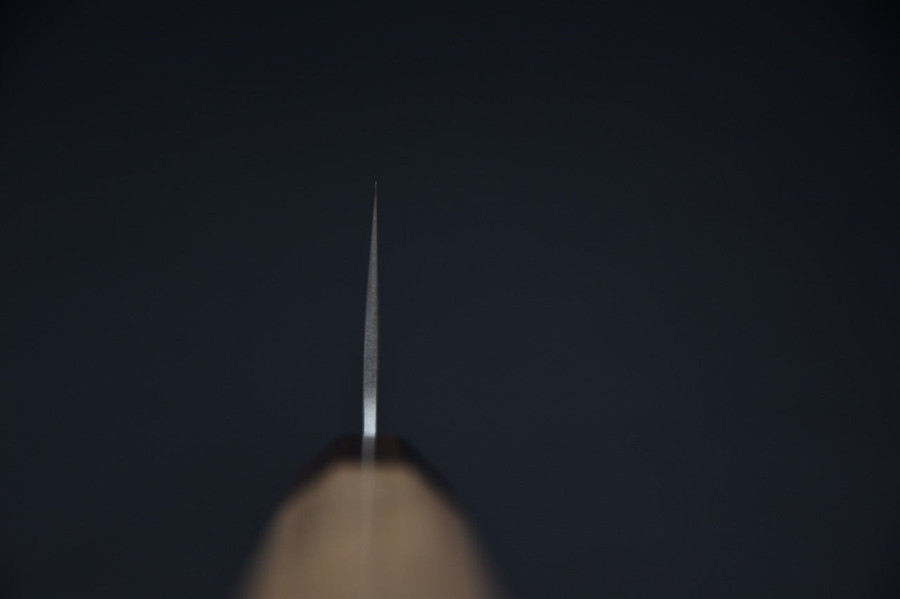 Hitohira Futana Shirogami #2 Migaki Tsuchime Gyuto 210mm Cerisier