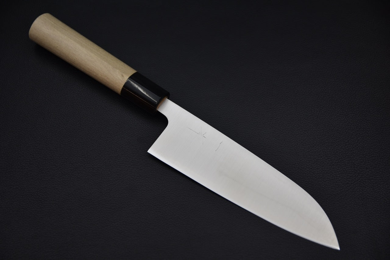 Hitohira Futana Stainless Migaki Santoku Ho