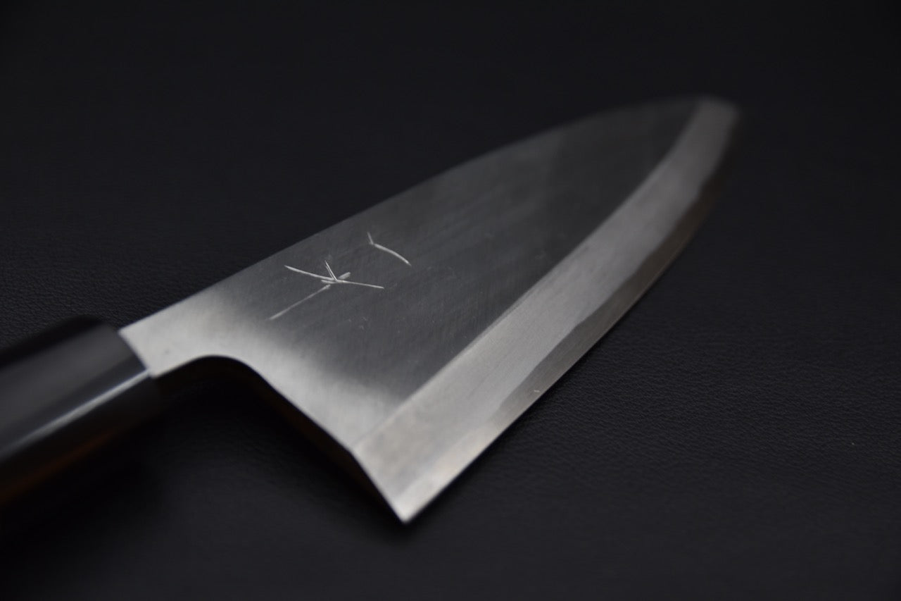 Hitohira Gorobei Aogami #2 Deba 180mm Ho