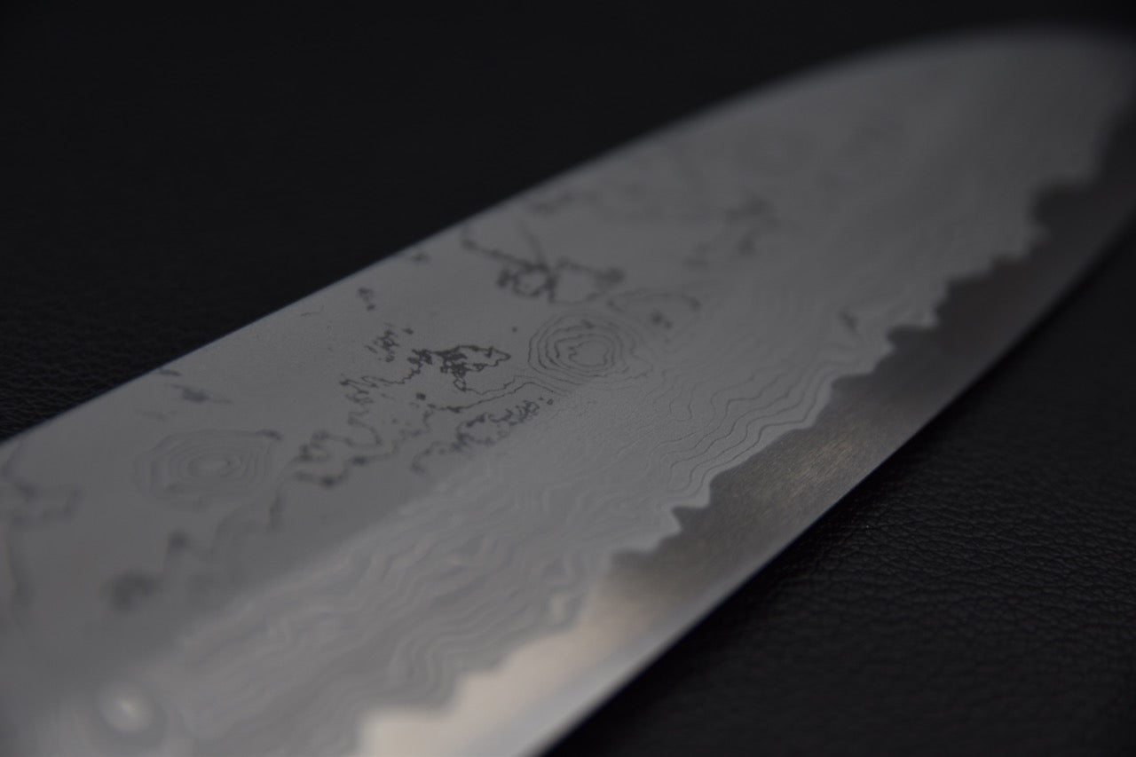 Hitohira Gorobei Kyuzo Shirogami #2 Damascus Gyuto 240mm Ho