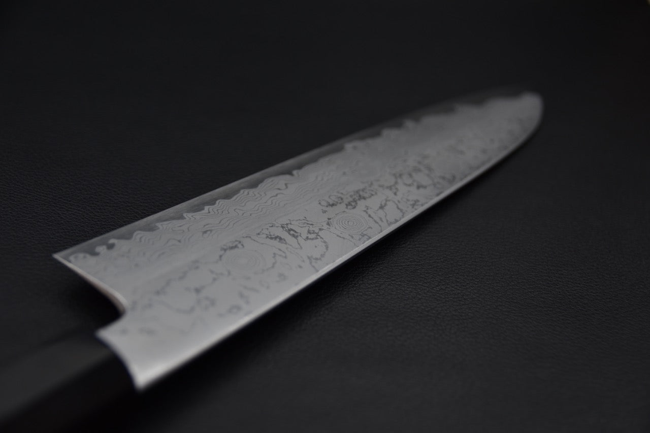 Hitohira Gorobei Kyuzo Shirogami #2 Damascus Gyuto 240mm Ho