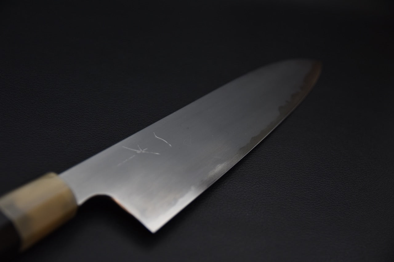 Hitohira Gorobei Rikichi Aogami #2 Kasumi Gyuto 240mm Ébène