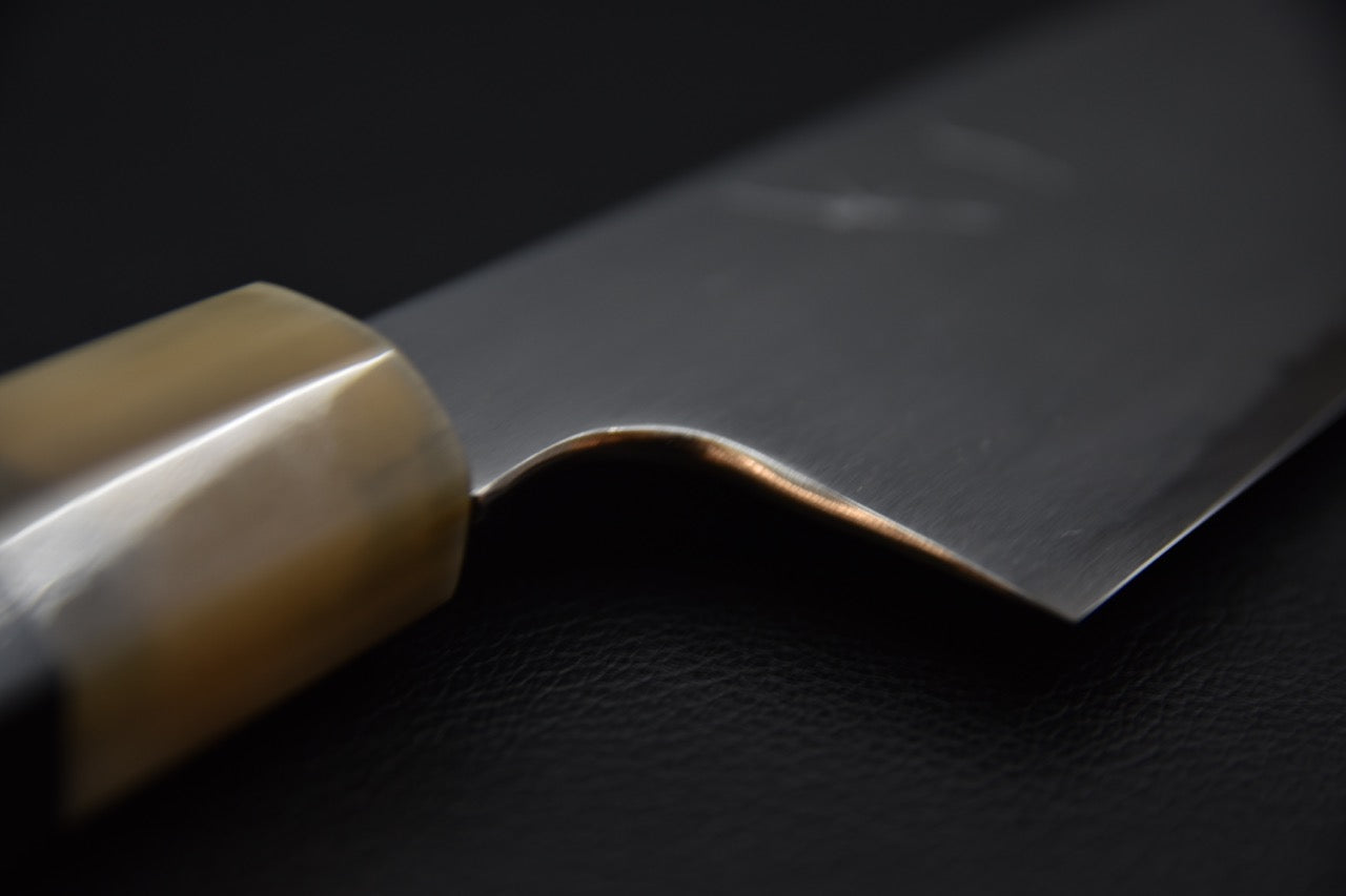 Hitohira Gorobei Rikichi Aogami #2 Kasumi Gyuto 240mm Ébène