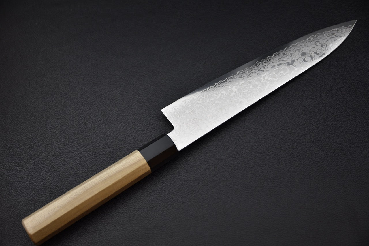 Hitohira HG Damascus Gyuto 210mm Ho