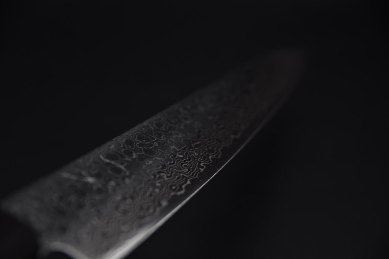 Hitohira HG Damascus Sujihiki 240mm Bois de Rose