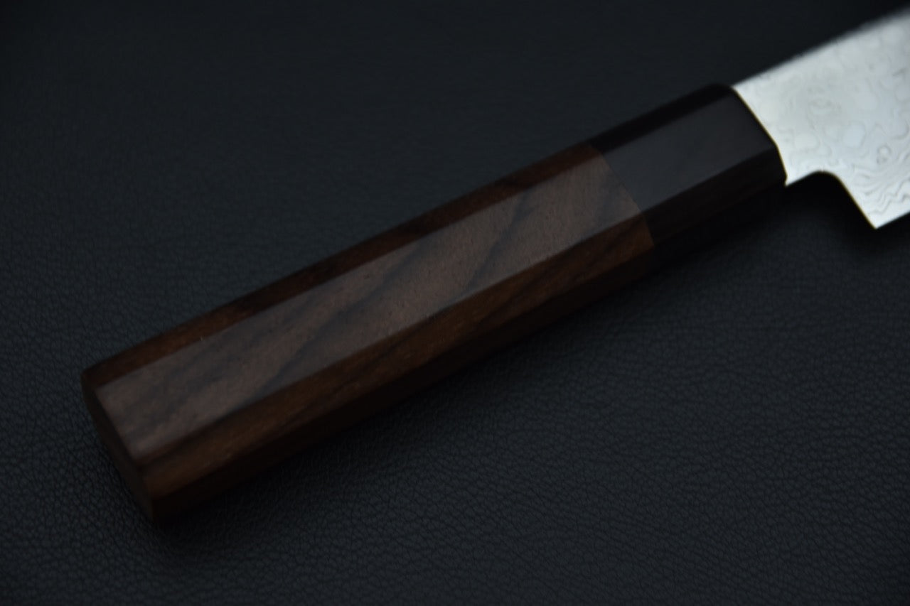 Hitohira HG Damascus Sujihiki 240mm Bois de Rose