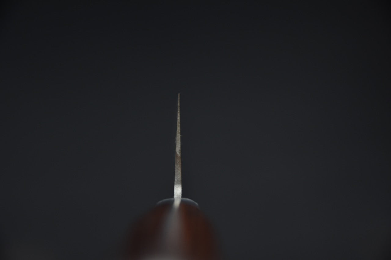 Hitohira HG Tsuchime Damascus Gyuto 210mm Imitation Acajou