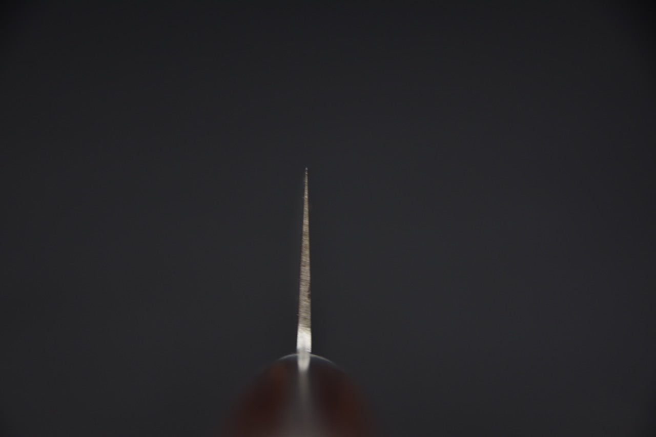 Hitohira HG Tsuchime Damascus Gyuto 240mm Mahogany Imitation