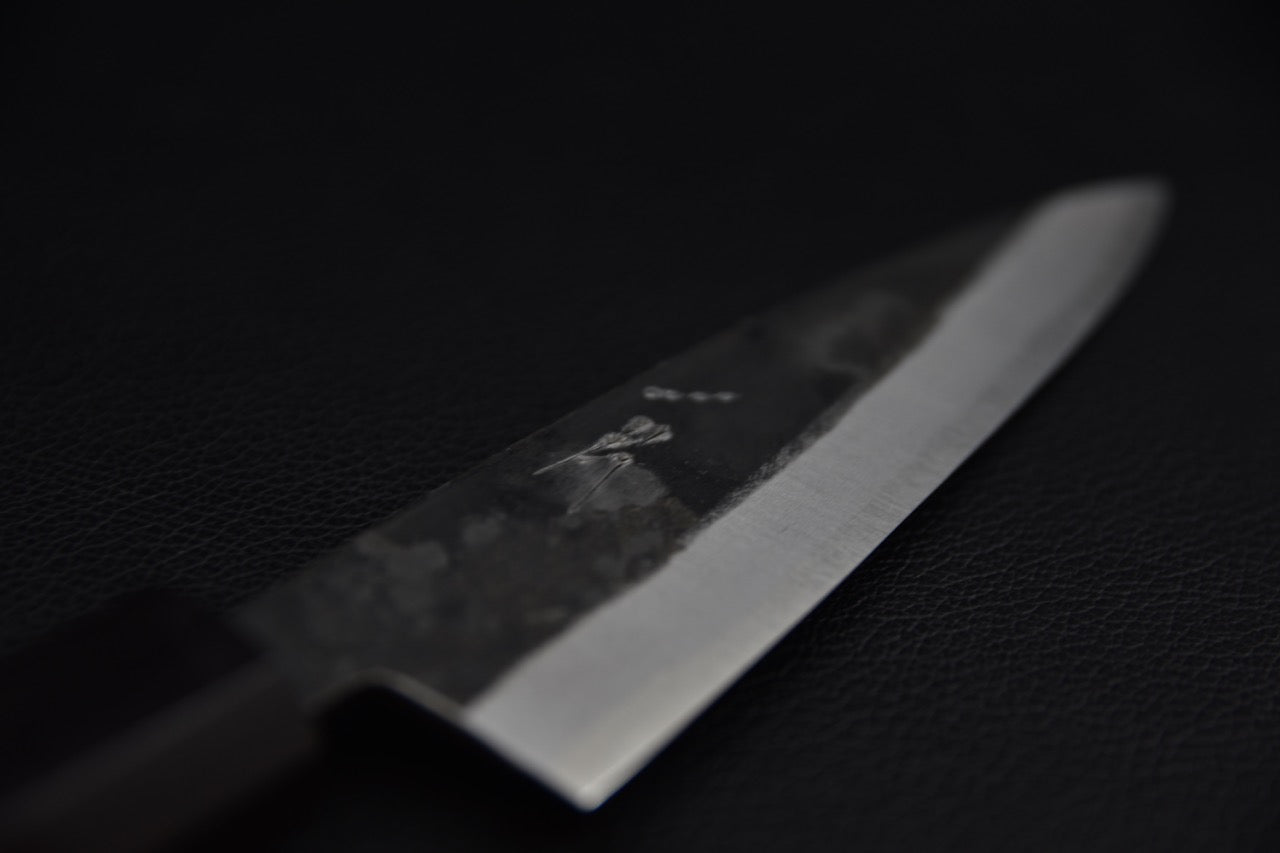 Hitohira Harima Aogami Super Petty 120mm Noyer