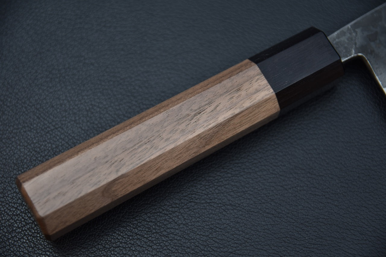 Hitohira Harima Forged Aogami #2 Kurouchi Nakiri Walnut