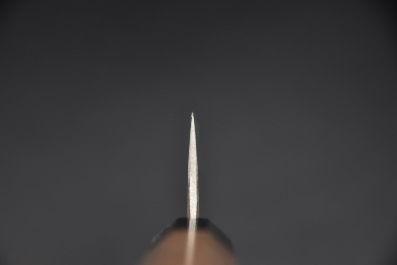 Hitohira Harima Forged Aogami #2 Kurouchi Bunka 180mm Walnut