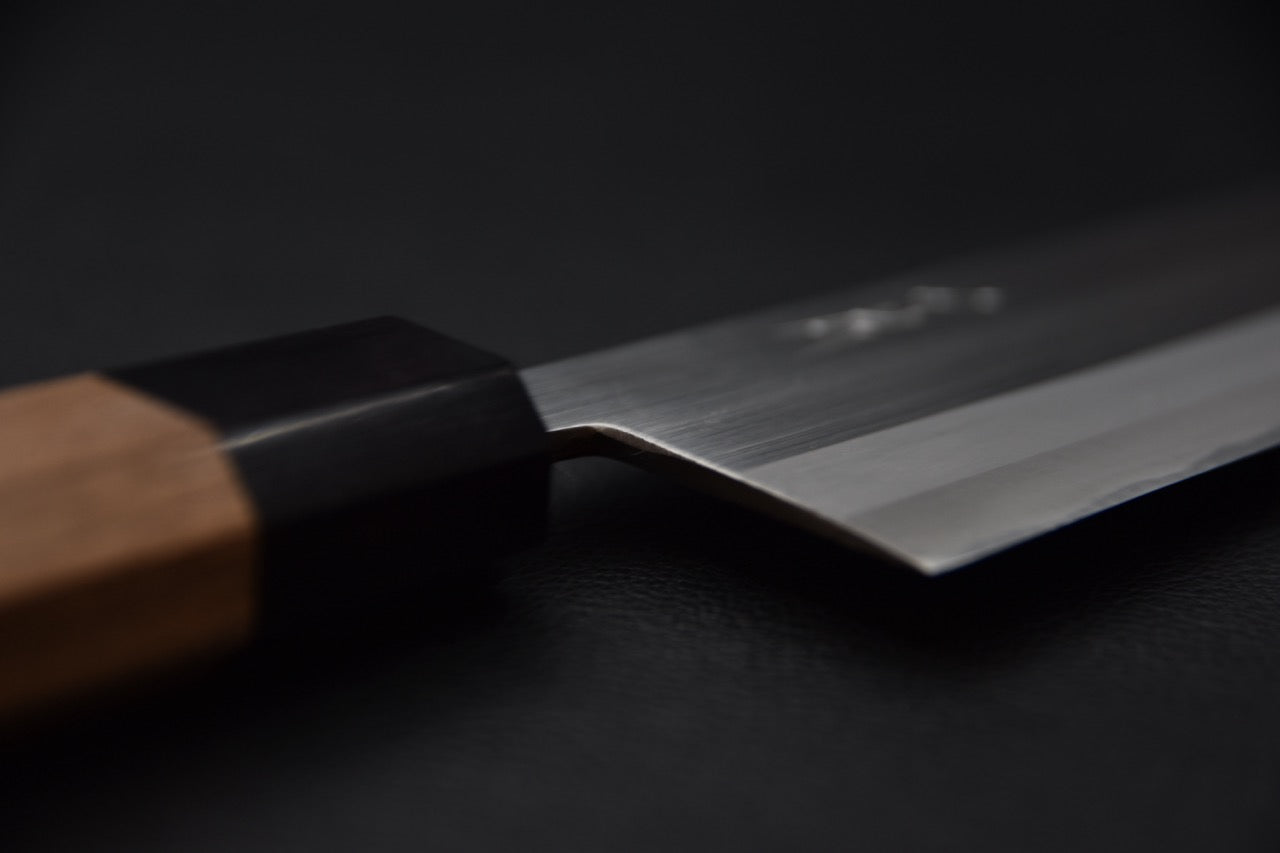 Hitohira Harima Aogami #2 Migaki Nakiri Noyer