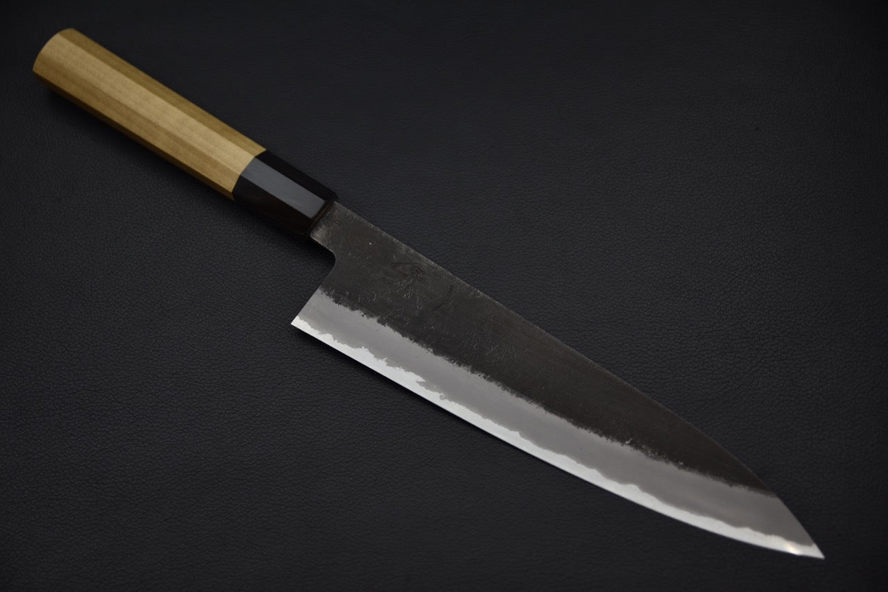 Hitohira Hinode Nashiji Shirogami #2 Gyuto 210mm Ho wood