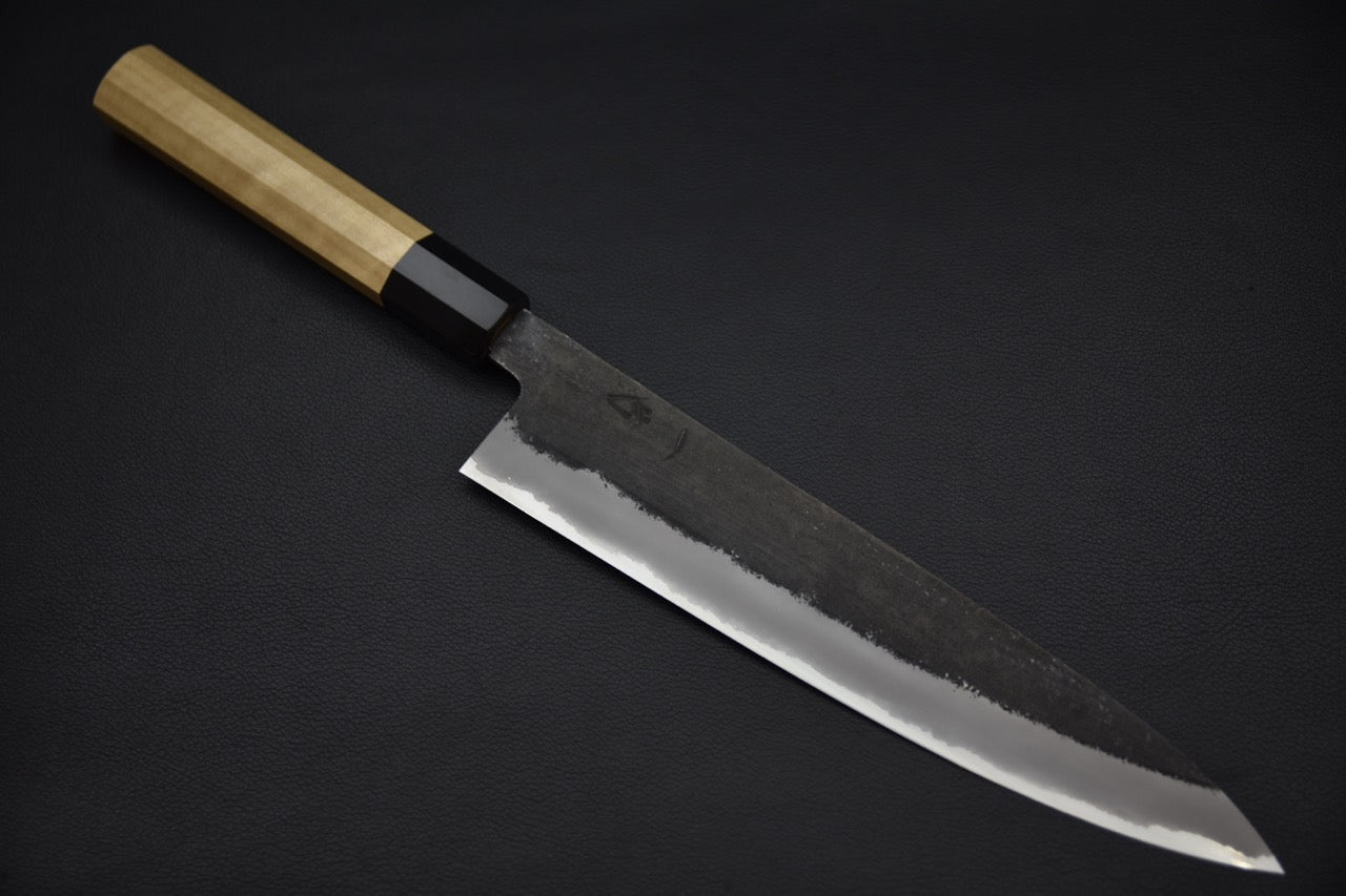 Hitohira Hinode Nashiji Shirogami #2 Gyuto 240mm Ho wood
