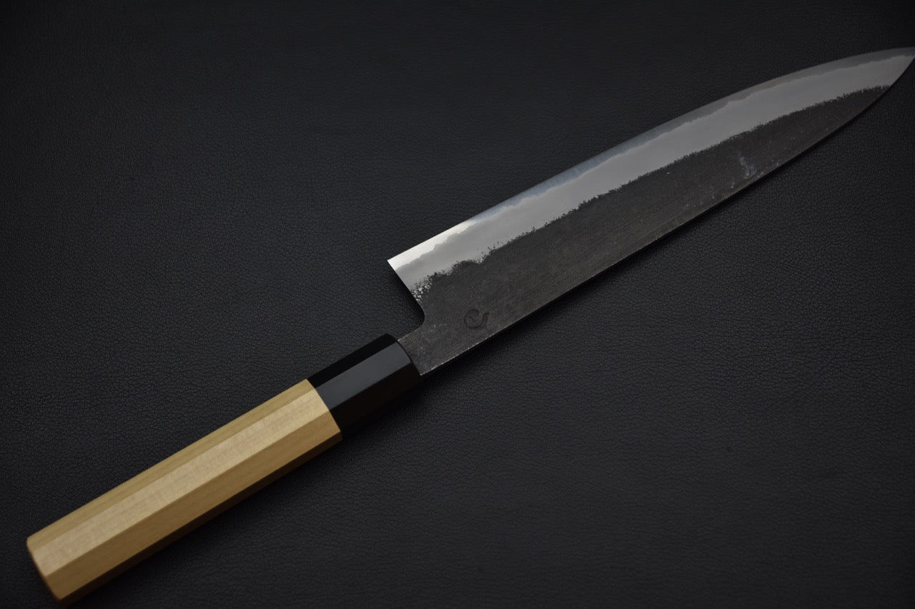 Hitohira Hinode Nashiji Shirogami #2 Gyuto 240mm Ho wood