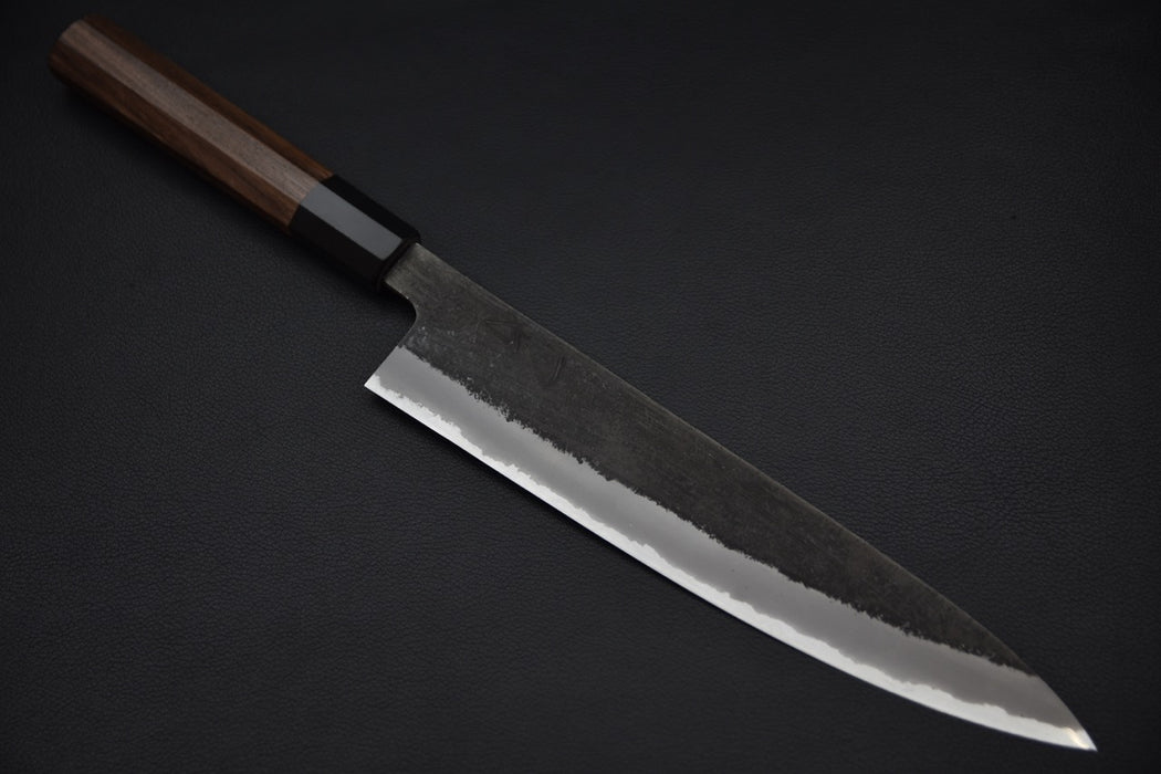 Hitohira Hinode Nashiji Shirogami #2 Gyuto 240mm Taihei Rosewood