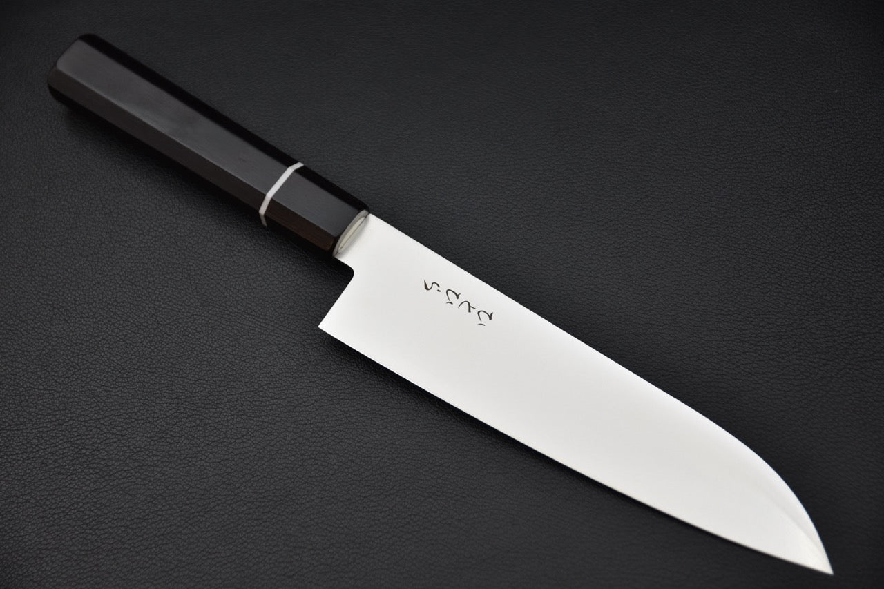 Hitohira Hiragana WS Santoku 185mm Pakka