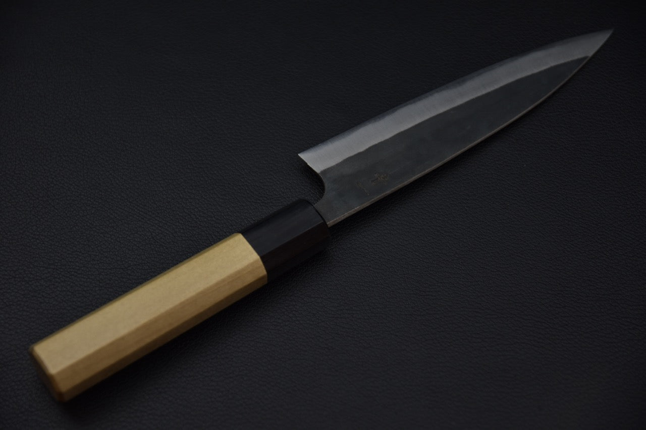 Profil de la lame ajikiri Hitohira Hizen montrant la géométrie fine et le tranchant