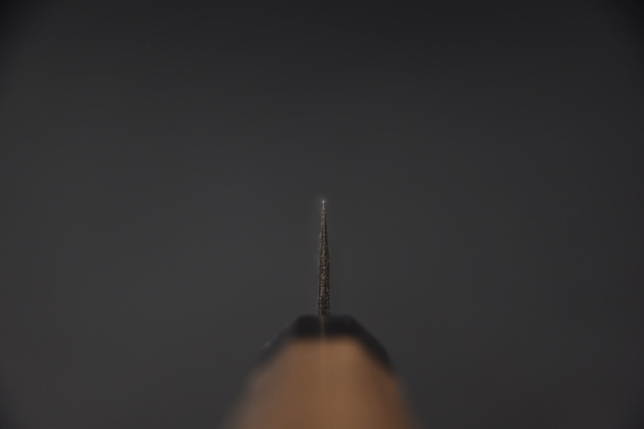 Hitohira Hizen Kurouchi Aogami #1 Sujihiki 240mm Noyer