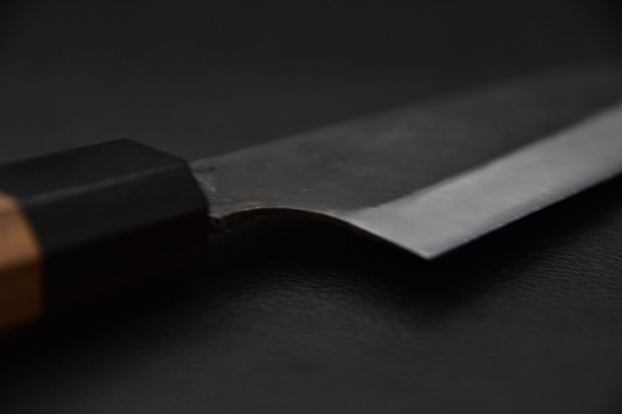 Hitohira Hizen Kurouchi Blue #1 Gyuto 155mm Noyer