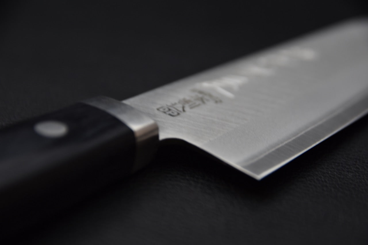 Hitohira Imojiya MZ Chromax Santoku 165mm Pakka