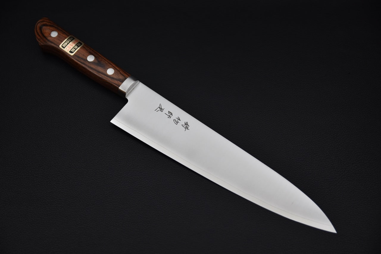 Hitohira Imojiya MZ VG-1 Gyuto 210mm Imitation d'acajou