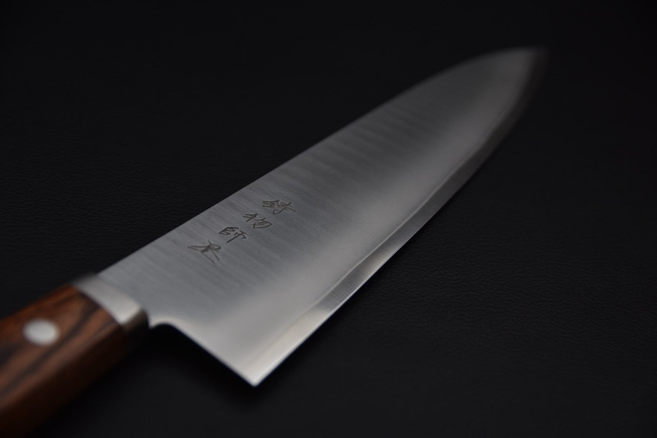 Hitohira Imojiya MZ VG-1 Gyuto 210mm Imitation d'acajou
