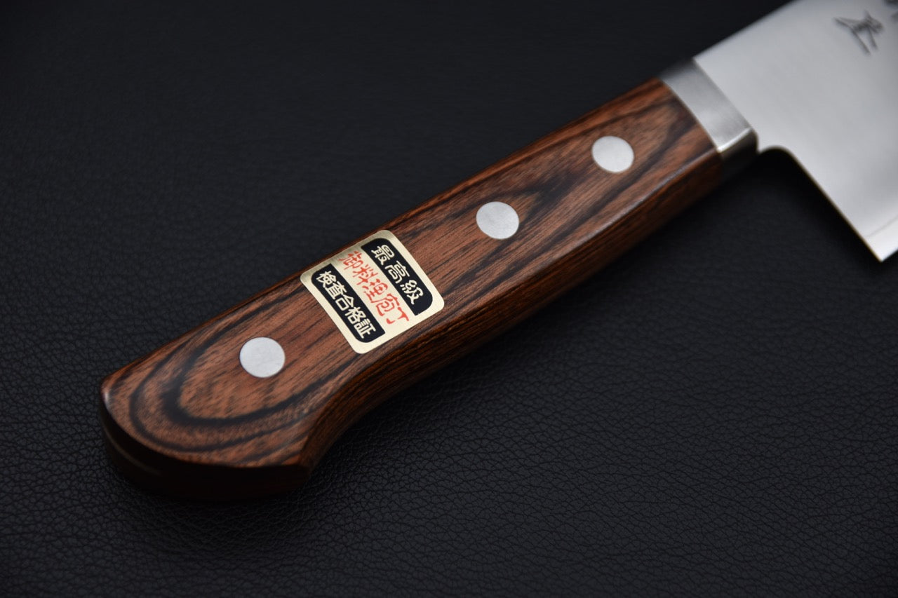 Hitohira Imojiya MZ VG-1 Gyuto 210mm Imitation d'acajou