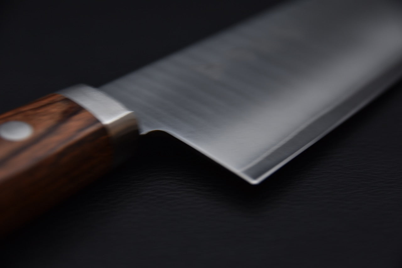 Hitohira Imojiya MZ VG-1 Gyuto 210mm Imitation d'acajou