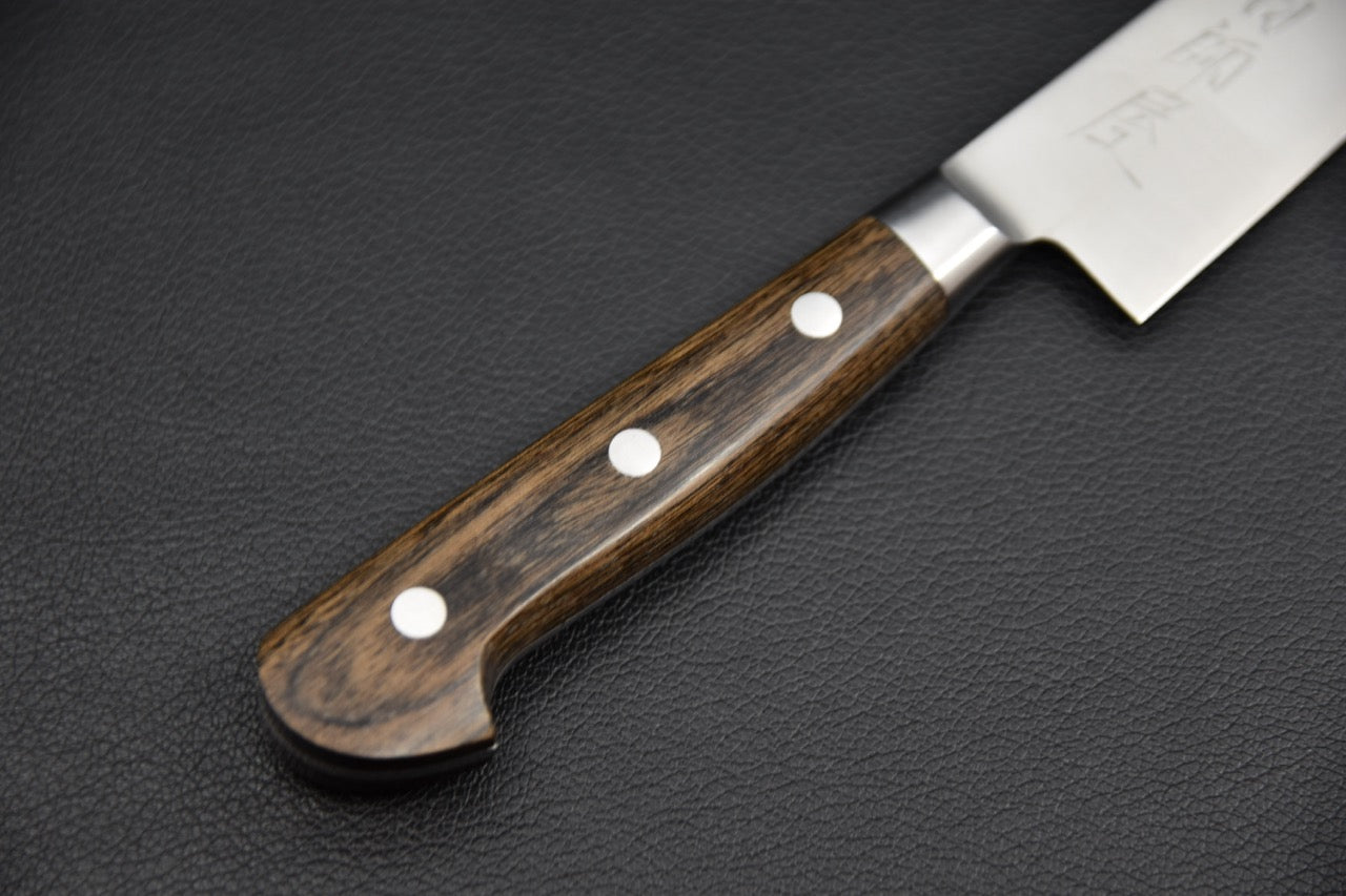 Hitohira Imojiya ST SG2 Petty 150mm Pakka Brown