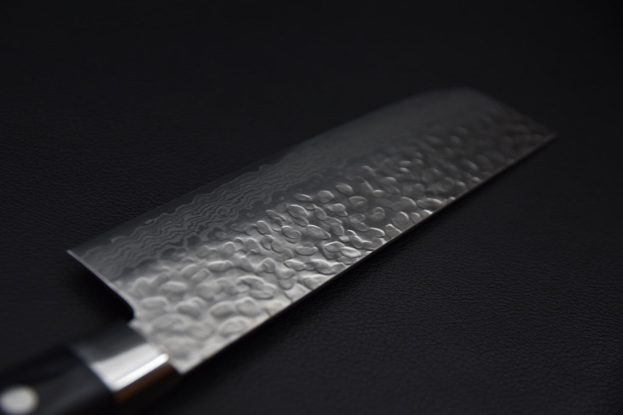 Hitohira Imojiya ST Tsuchime Damascus Nakiri Pakka (Yo)