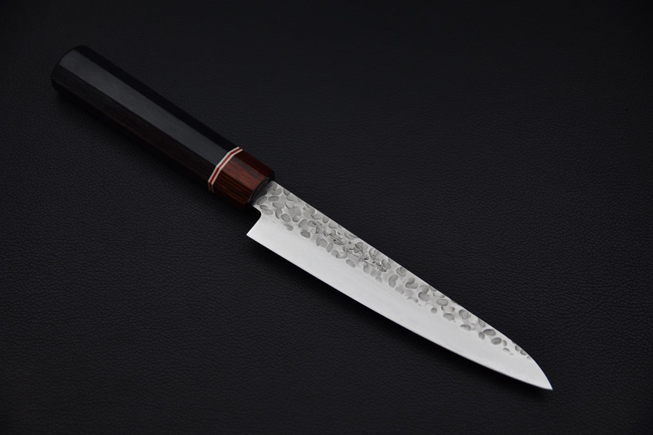 Hitohira Imojiya ST Tsuchime Damascus Petty 150mm Pakka