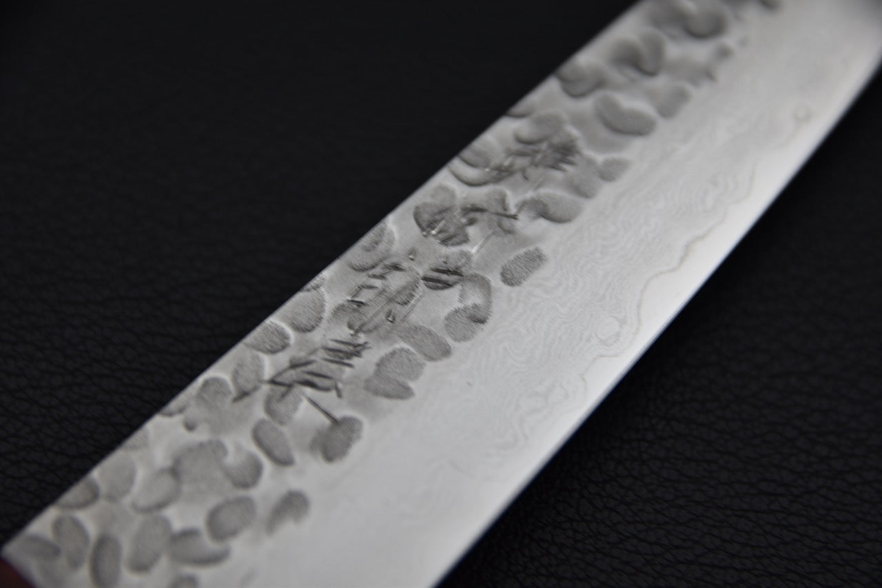 Hitohira Imojiya ST Tsuchime Damascus Petty 150mm Pakka