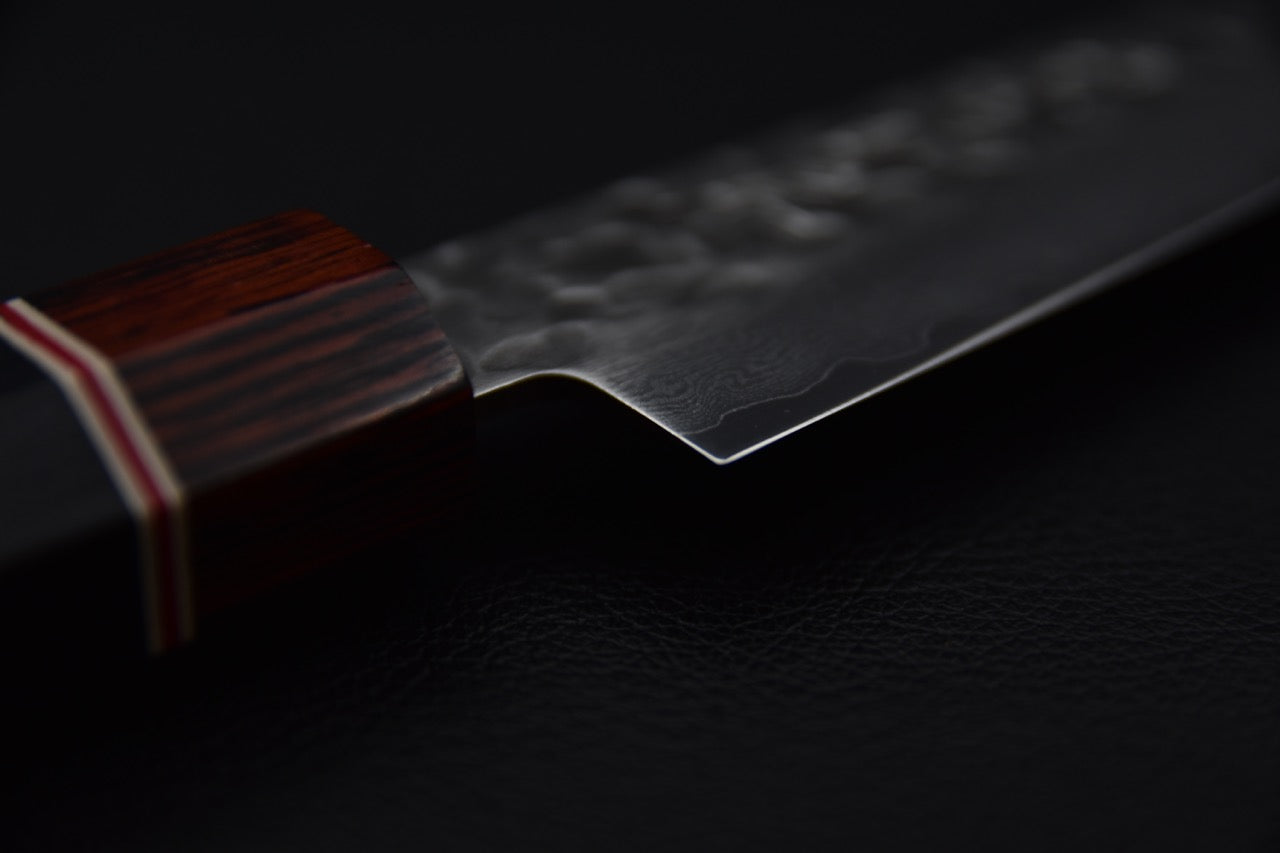 Hitohira Imojiya ST Tsuchime Damascus Petty 150mm Pakka