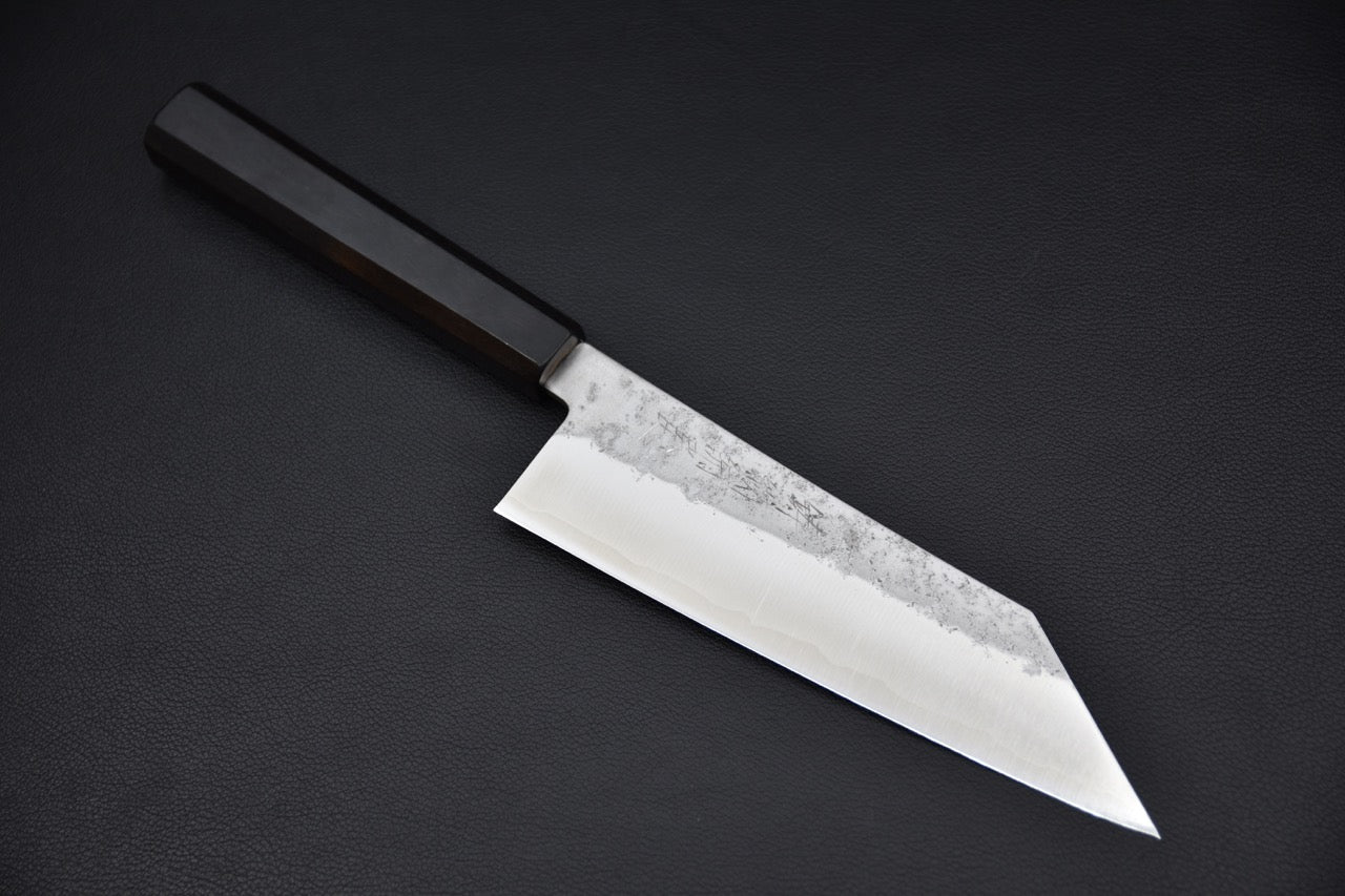Hitohira Imojiya TH Ginsan Nashiji Bunka 180mm Ébène