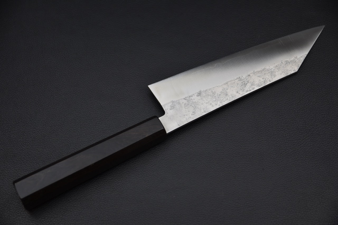 Hitohira Imojiya TH Ginsan Nashiji Bunka 180mm Ébène