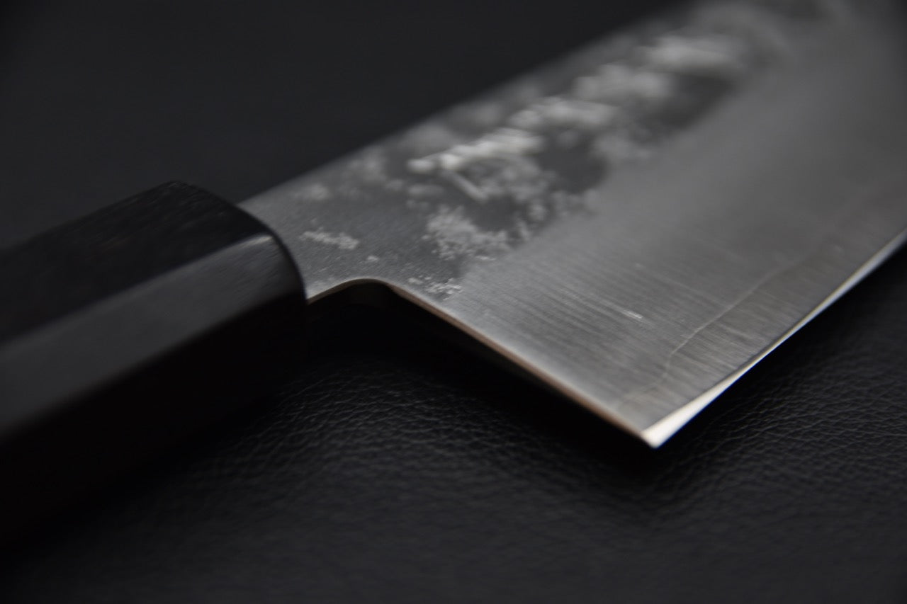 Hitohira Imojiya TH Ginsan Nashiji Bunka 180mm Ébène