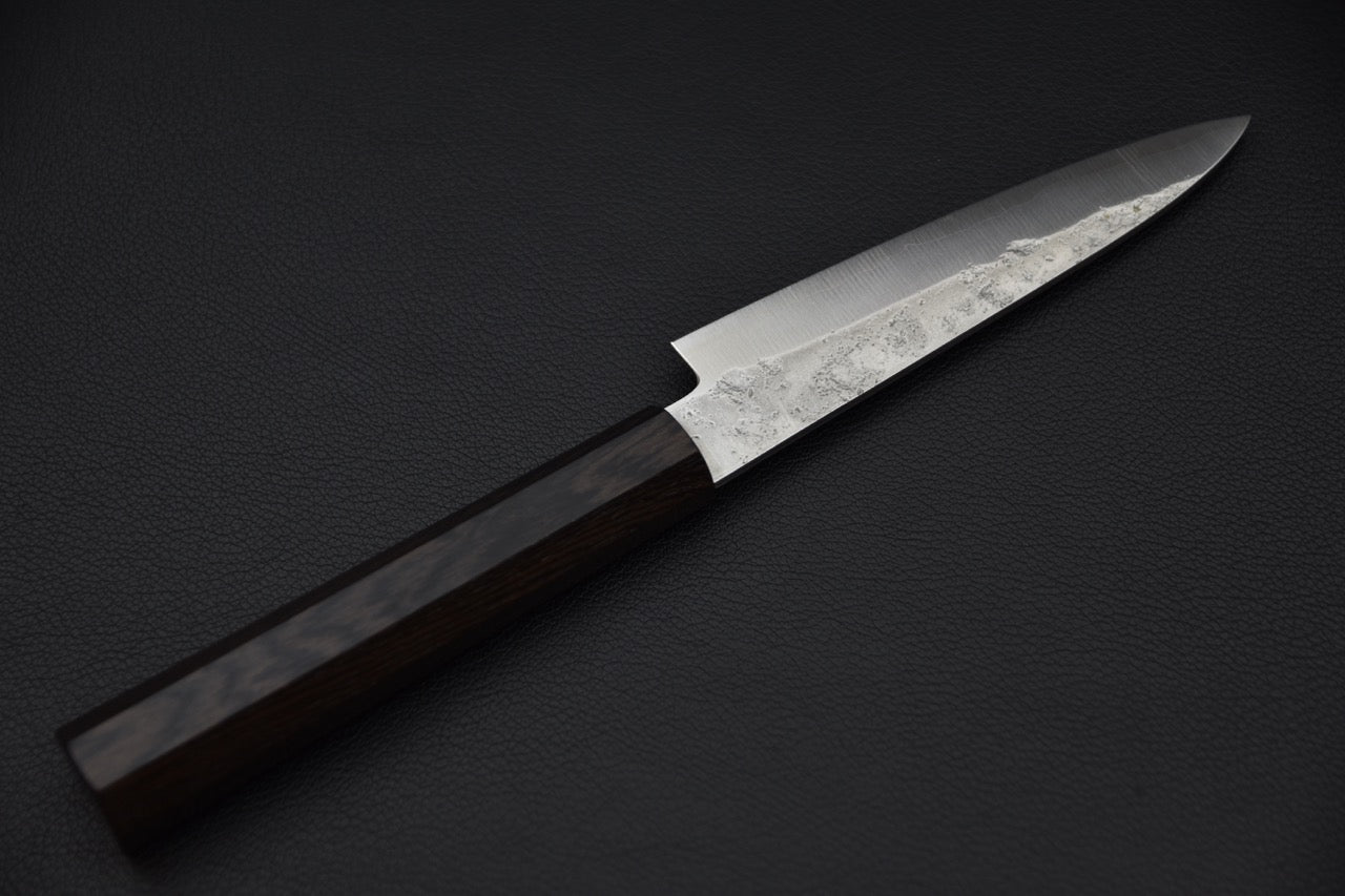 Hitohira Imojiya TH Ginsan Nashiji Petty 120mm Ébène