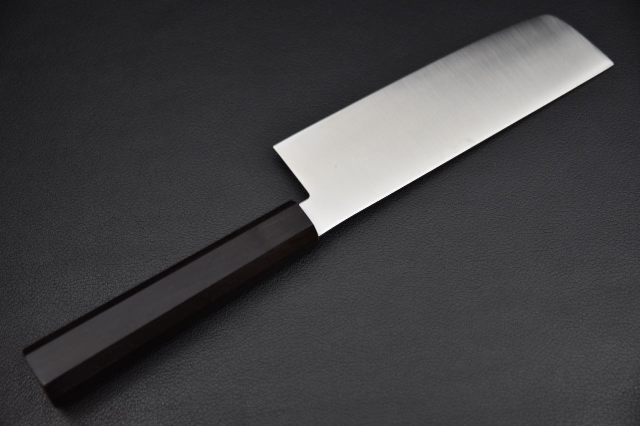 Hitohira Imojiya TH Stainless Steel Nakiri 160mm Ebony