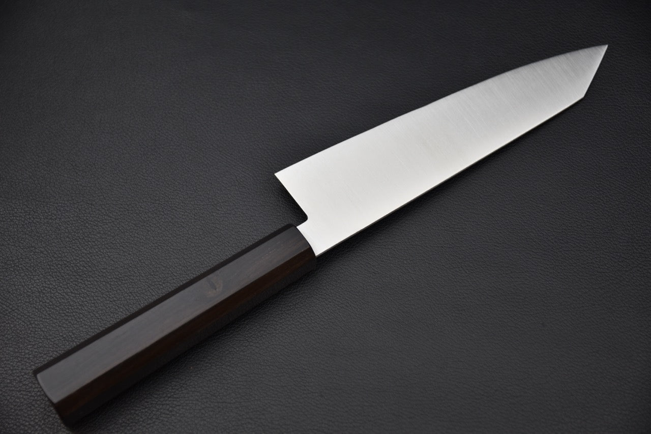 Profil de la lame du couteau japonais Hitohira TH Stainless Bunka 180 mm